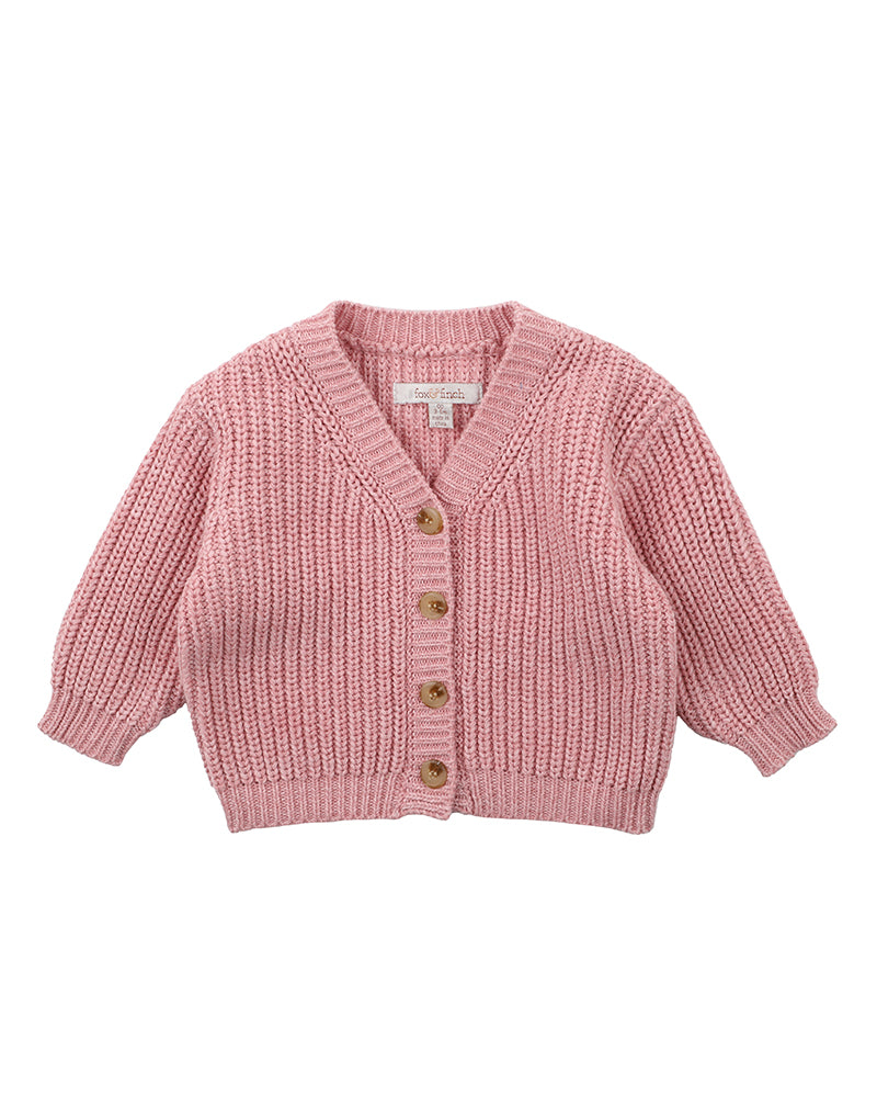 Baby girl sale pink cardigan