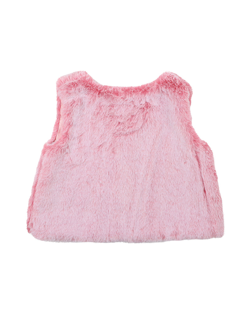 Bebe faux fur vest best sale