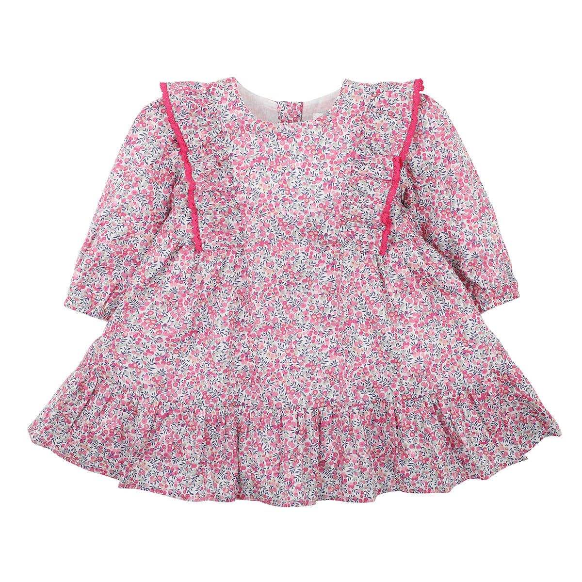 Baby frill sales frock design