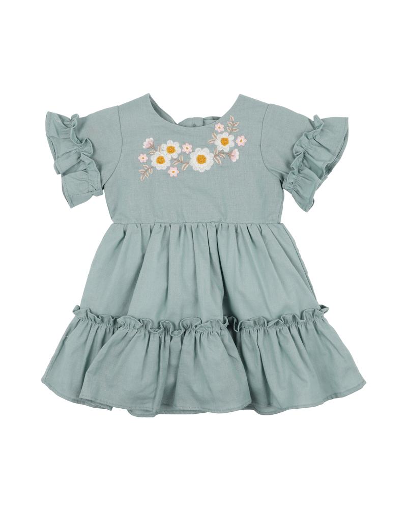 Baby girl cotton hot sale frock design