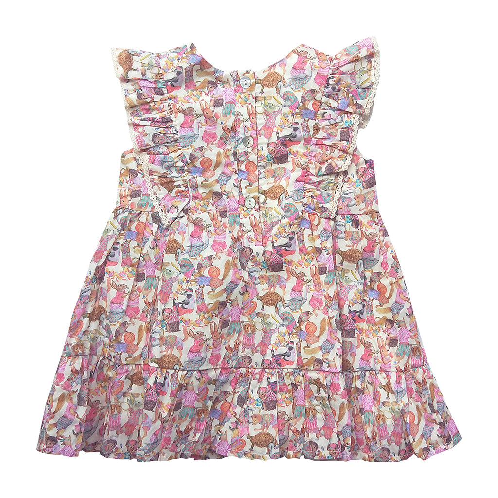 LIBERTY FRILL DRESS - HULLABALOO – Minihaha